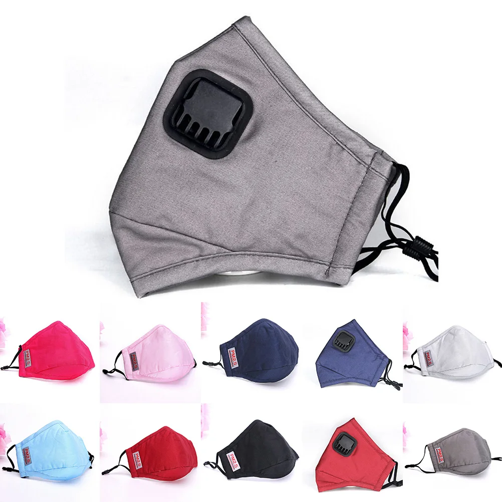 1PC Cotton Unisex Black Anti-dust Mask Motorcycle Bicycle Outdoor Sports Cycling Wearing Windproof Warm Face Mouth Half Mask