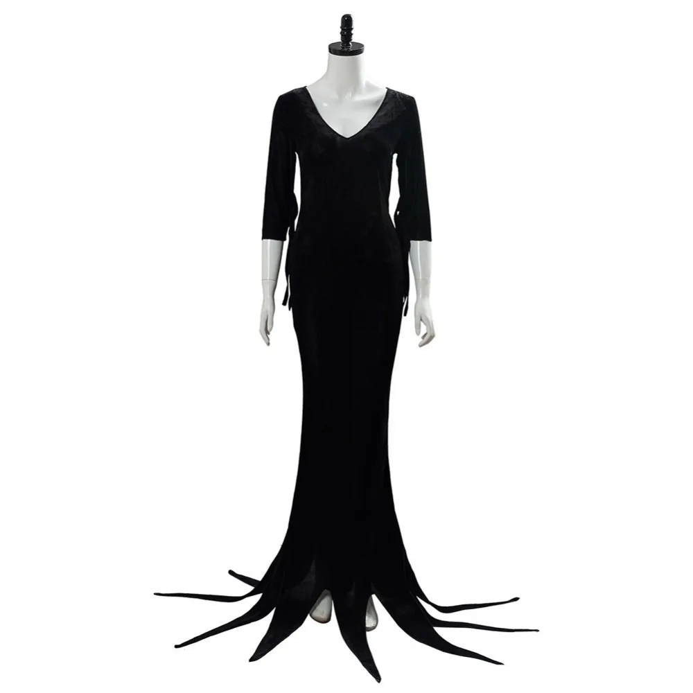 Костюм Morticia Addams семейный костюм для косплея костюм Morticia Addams