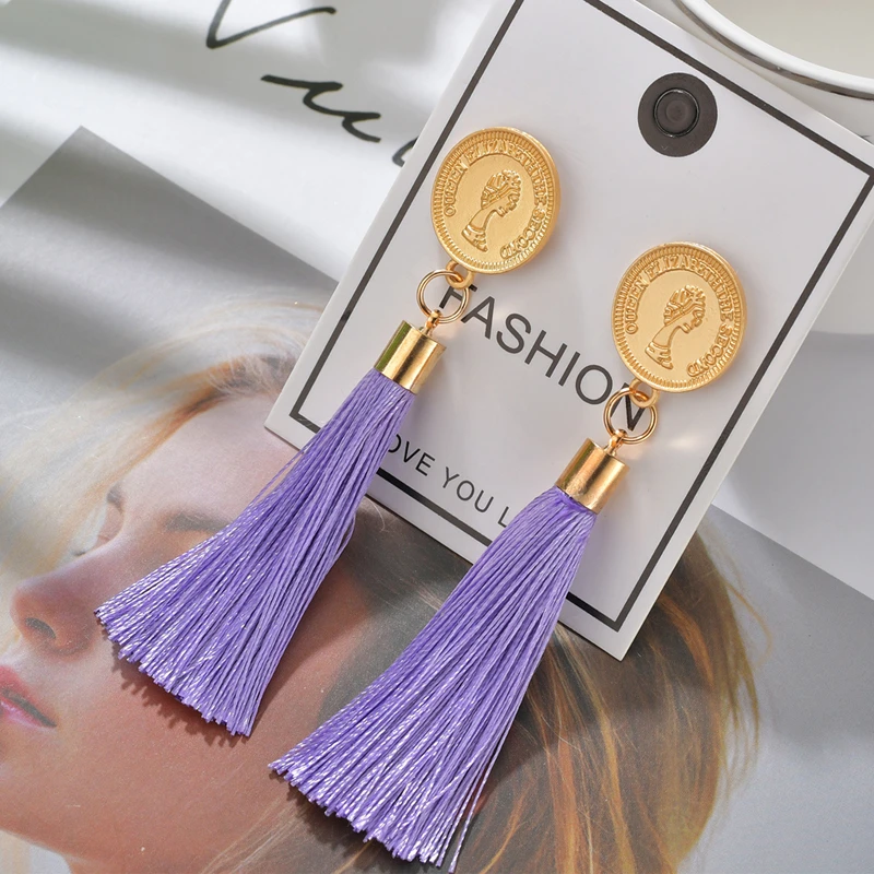 28 стилей гипербола длинные висячие серьги с кисточками для женщин девушек