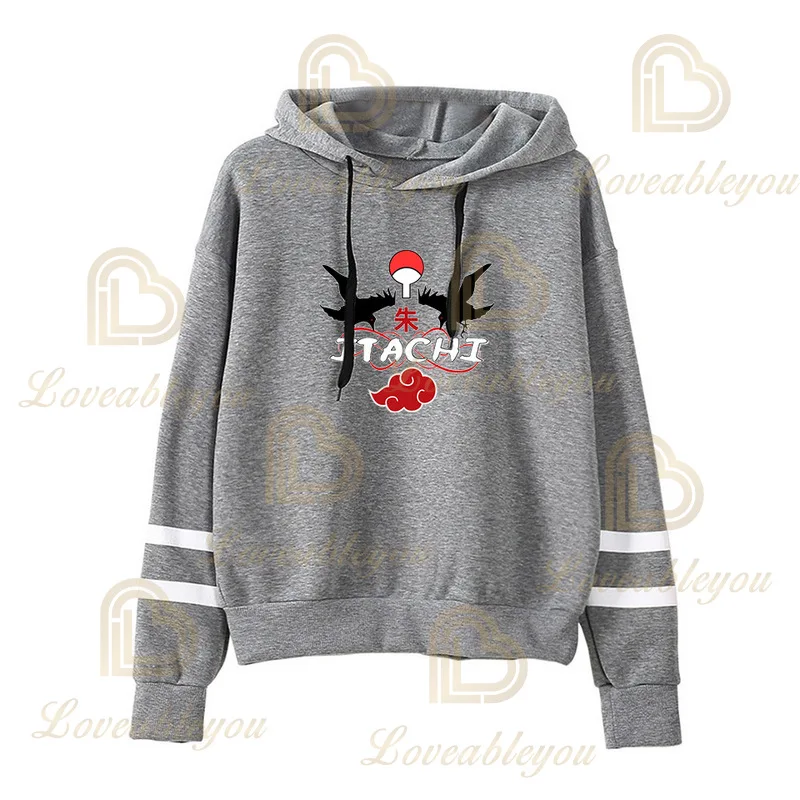 

Hoodies Unisex Harajuku Japanese Anime Uchiha Itachi Printed Men's Hoodie Male Streetwear Fashion Casual sweatshirt Coat
