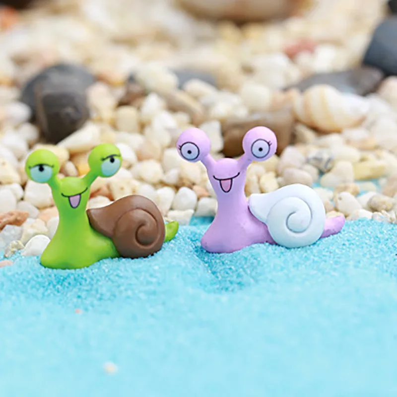 Miniature snail doll decoration 5PCS fairy garden house decorations DIY home accessories tools | Дом и сад