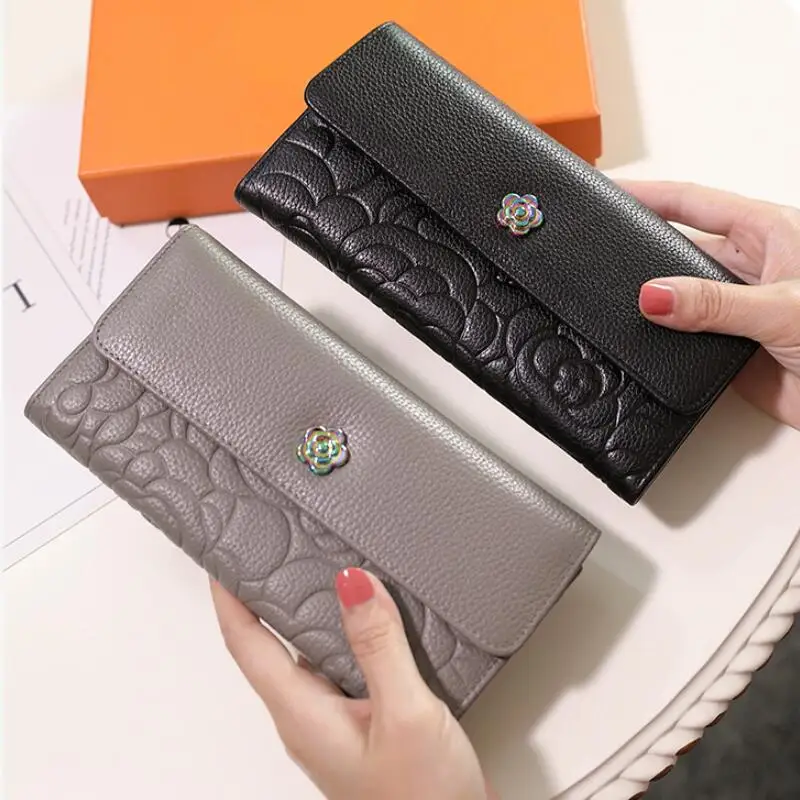 LOMANTINA Брендовые женские кошельки долларовый кошелек из натуральной кожи