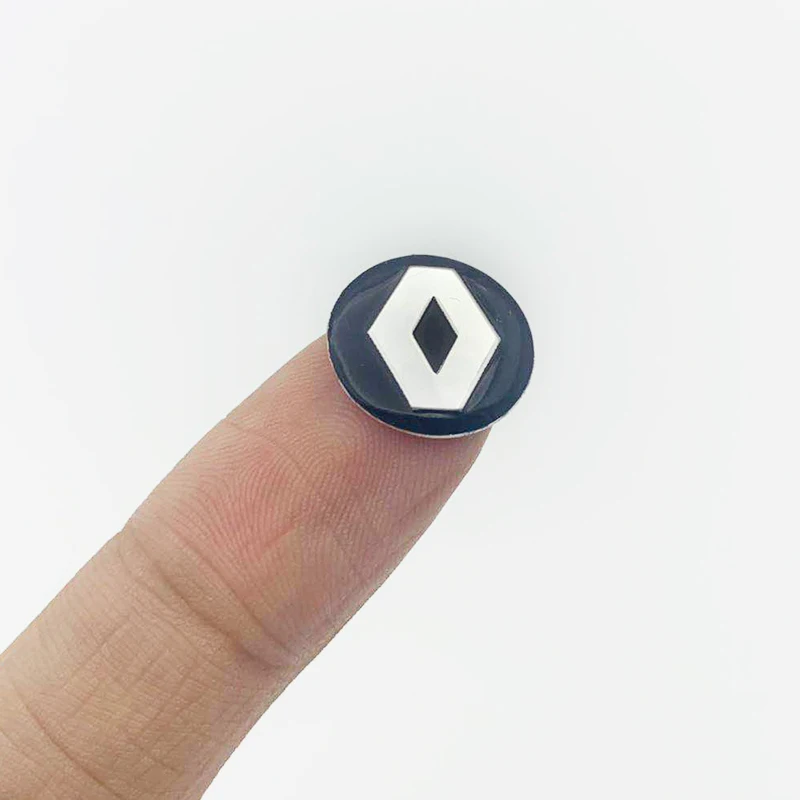 10 шт. 15 мм Автомобильный ключ значок наклейка логотип для Peugeot 107 108 206 207 301 308 307 407 408