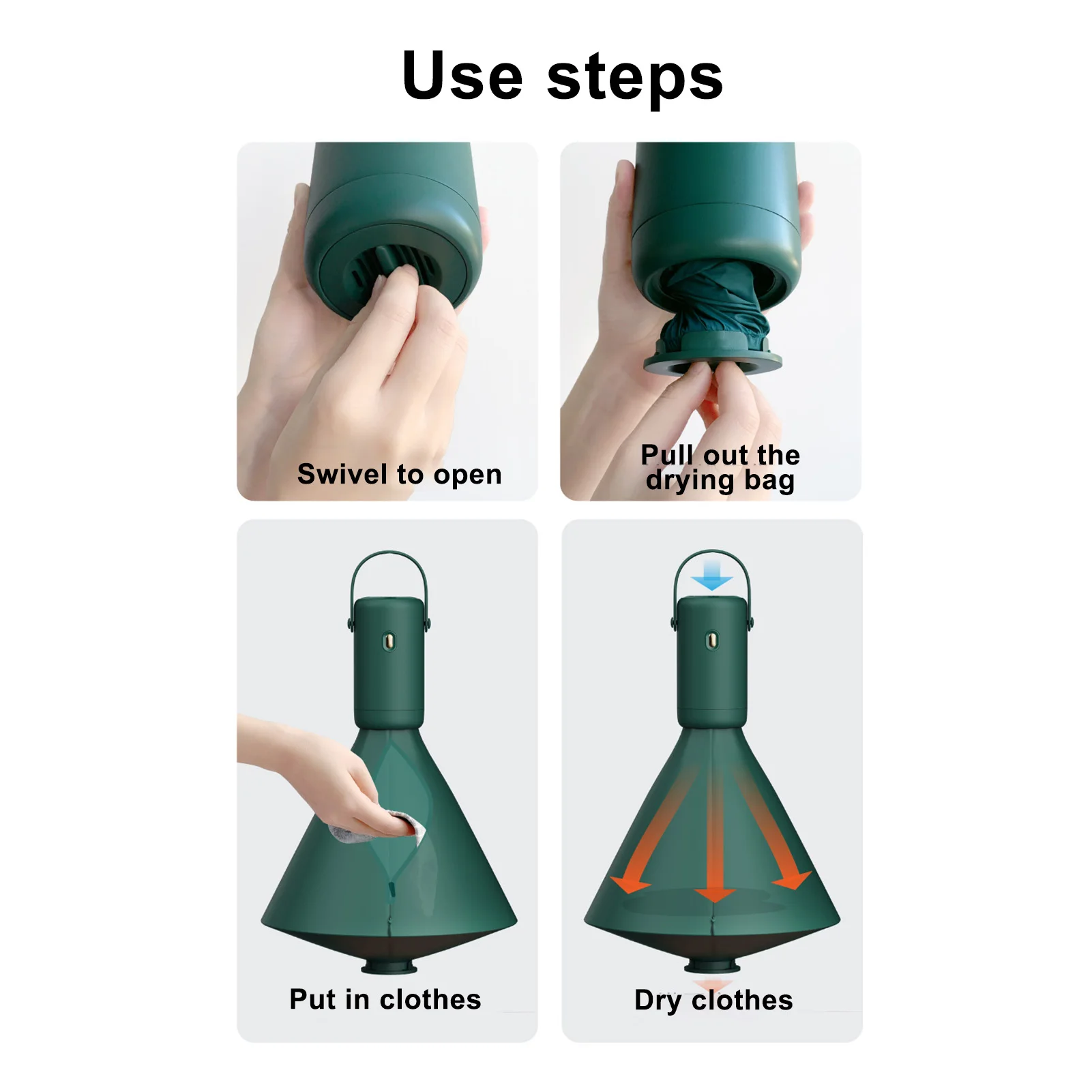 Сушилка для одежды портативная автоматическая сушилка простая в эксплуатации с