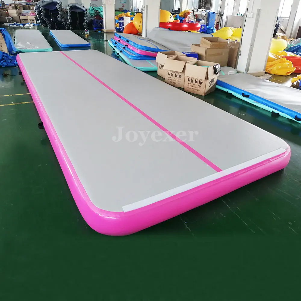 Pаспродажа Надувной коврик для гимнастики и йоги, 6 м, для домашнего использования, фитнес-оборудование, матрасы для тренировок в помещении и на открыто...