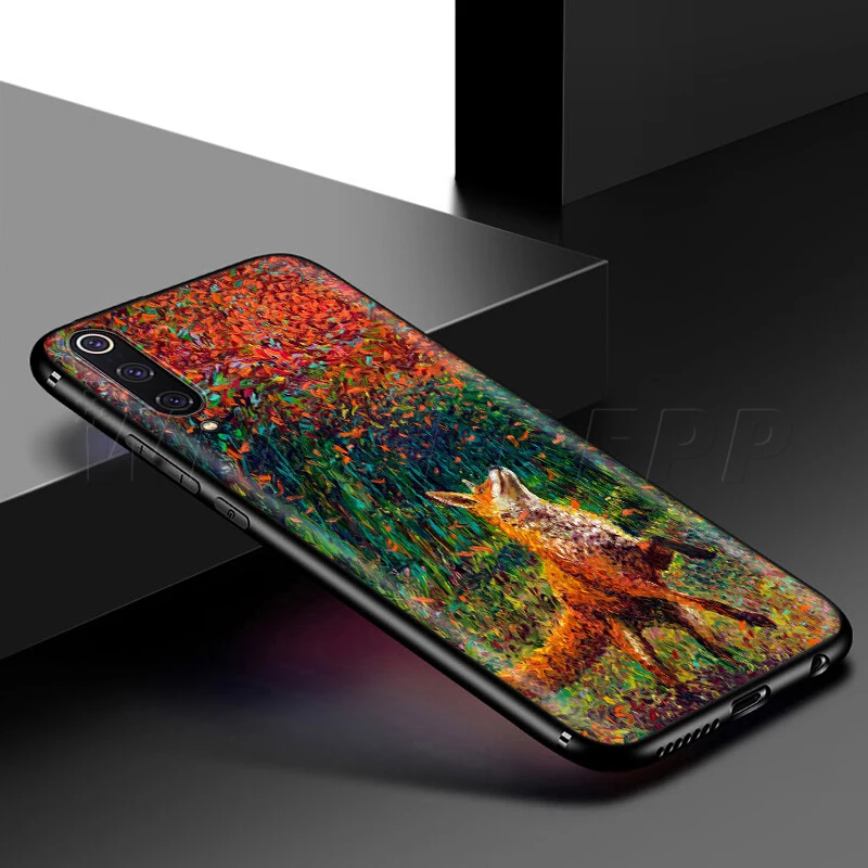 Webbedepp чехол с изображением лисы на осень для Samsung Galaxy A3 A5 A6 Plus A7 A8 A9 J6 M20 A10S A20S A30S A40S