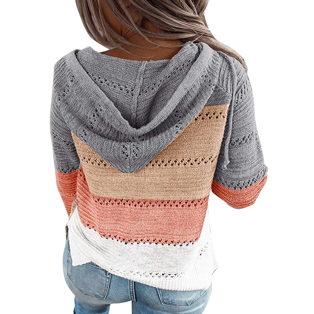 Женский винтажный кардиган на молнии тонкий мягкий свободный трикотажный свитер