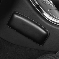 new car pillow pu leather car knee pad cushion for car interior pillow elastic cushion memory foam auto accessories