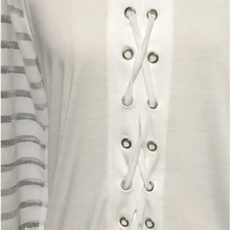 

Sping Holiday 3XL Plus Size Ladies Blusas Long Sleeve V-Neck Lace Up Blouses Vacation 2021 Casual Women Streetwear Shirts G2419