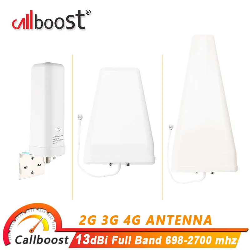 2/3/4G Outdoor Directional N-Female 10/11dBi Outside LPDA Antenna Omni External Antenna for Mobile Phone Signal Booster Repeater