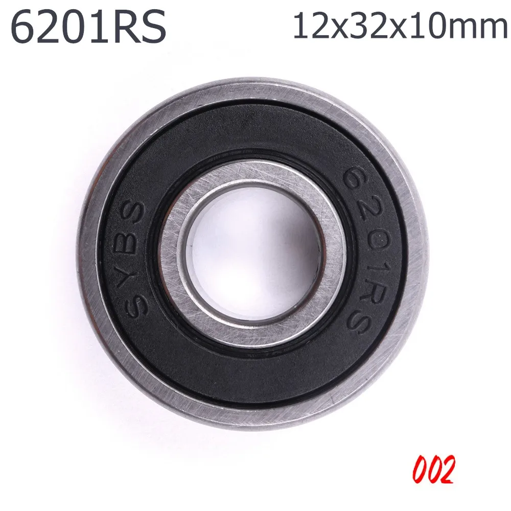 Быстро раскупаемый 1 шт. 6200/6201/6202/6203/6204-2RS SYBS упорные шариковые подшипники с глубоким жёлобом Сталь шариковые подшипники внутренний Диаметр 10/12/15/17/20 мм