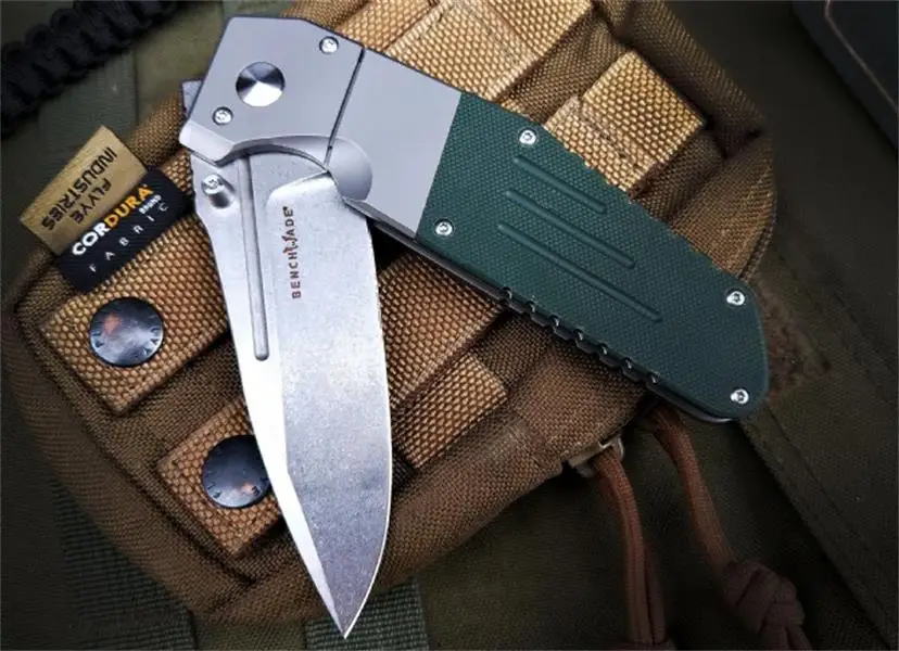 New Benchmade 7505 Folding Knife M390 Blade High Hardness Titanium Alloy G10 Handle Self-defense Pocket EDC Tool enlarge