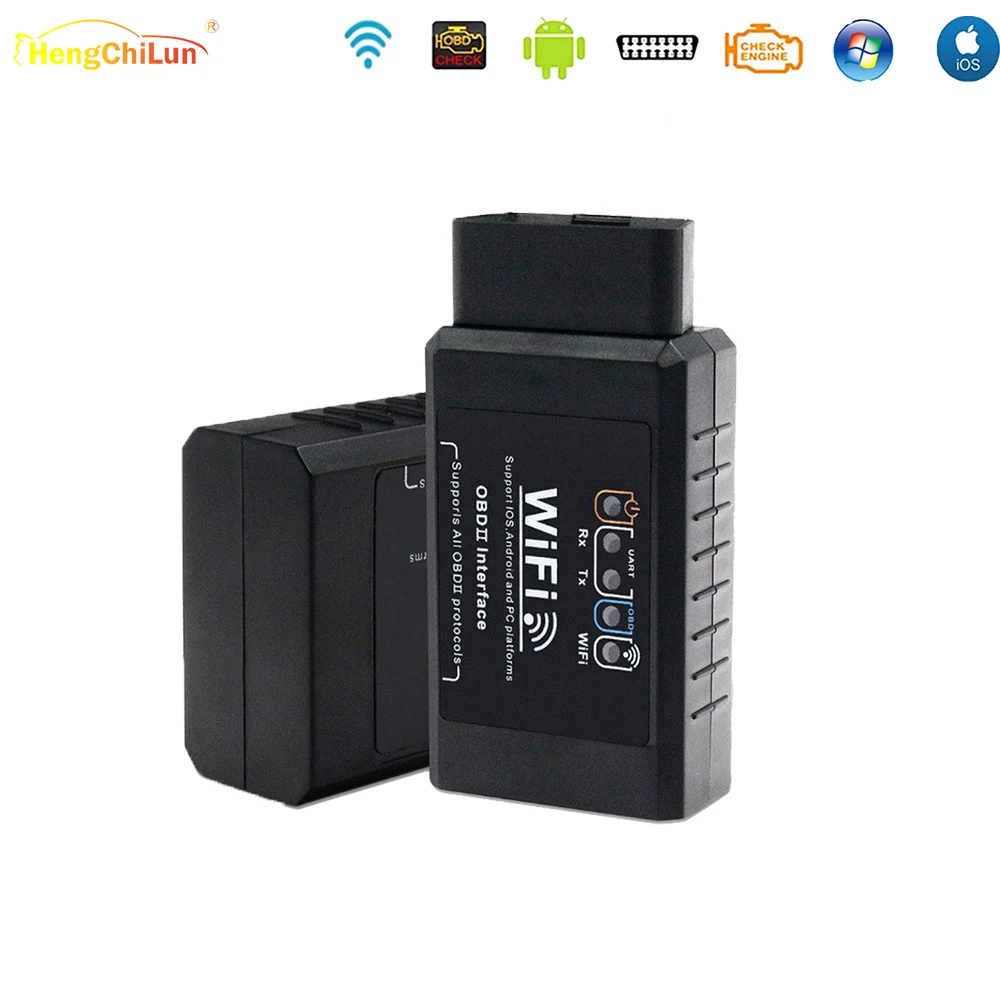 Автомобильный считыватель кодов неисправностей ELM327 WIFI V1.5 OBD2 OBDII для Suzuki Vitara 2015 2018