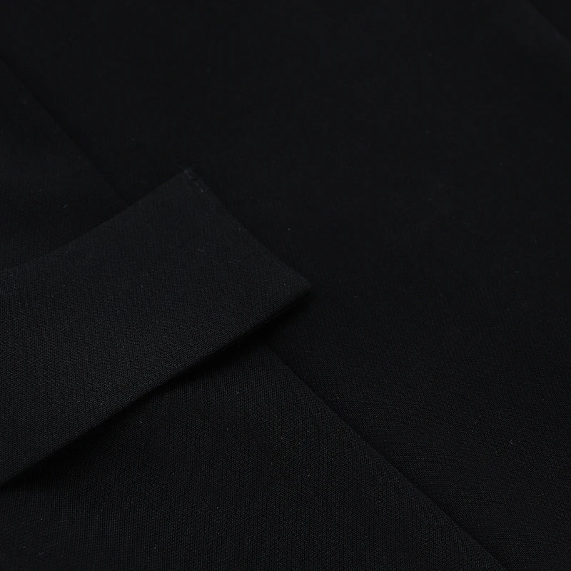 INDRESSME Модный комплект из двух предметов, v-образный вырез, длинный рукав, золотистая Пряжка, блейзер с поясом, прямые брюки, новинка, женские костюмы