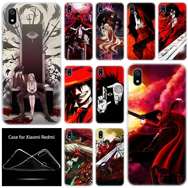 Роскошный популярный Мягкий силиконовый чехол Alucard Hellsing аниме для Xiaomi Redmi 7 7A GO S2 4X