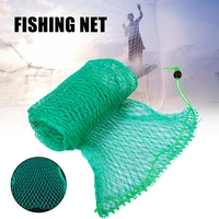 nylon foldable fishing beam mouth net bag with 18 strand braided durable long lasting portable lightweight easy operation whs