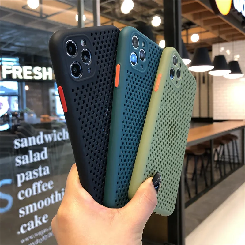 Ультратонкий Мягкий рассеивающий тепло чехол для телефона iPhone 11 Pro XS Max XR X SE 2020 6 6S 7