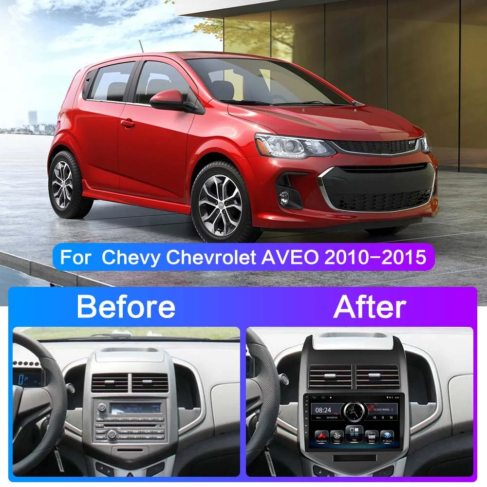9 дюймов Android 2G RAM автомобильный мультимедийный плеер радио для Chevy Chevrolet AVEO 2010 2015