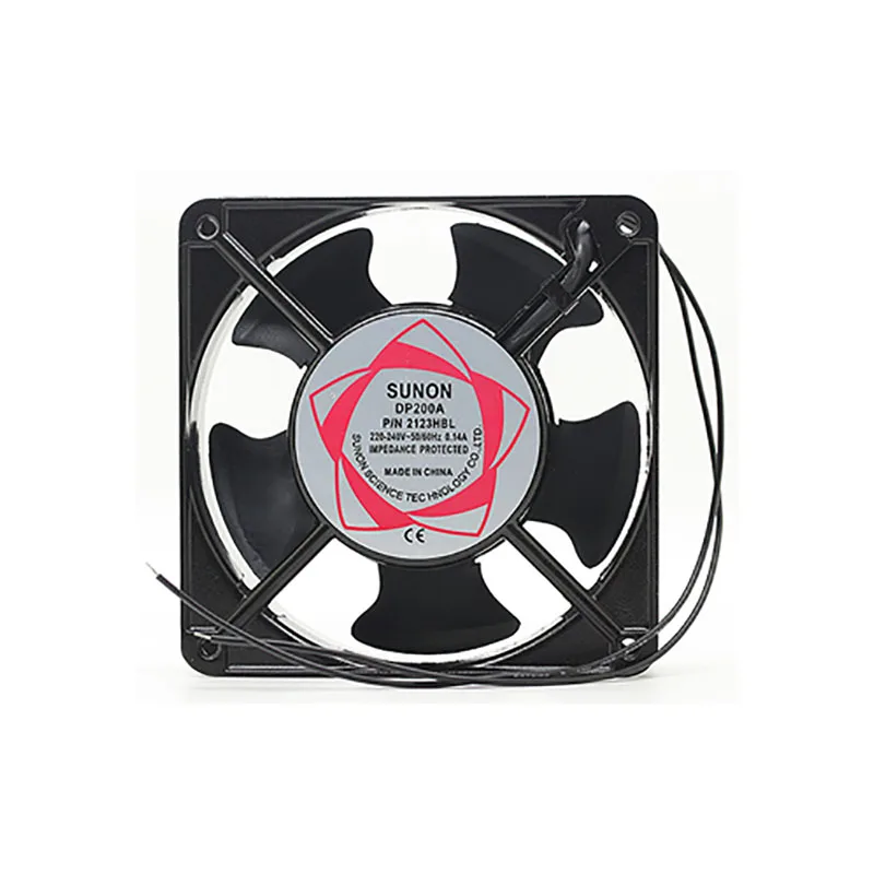 

SUNON axial fan cooling fan 220V cabinet distribution box KTV solder smoke exhaust 8cm 9cm 12cm Copper core Metal outer frame