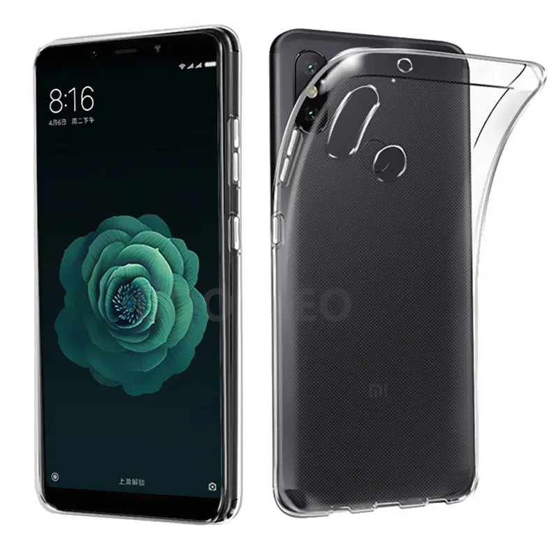 Мягкий прозрачный чехол для телефона Xiaomi Redmi note 7 8 pro 6X A3 A2 lite задняя крышка тонкий 5