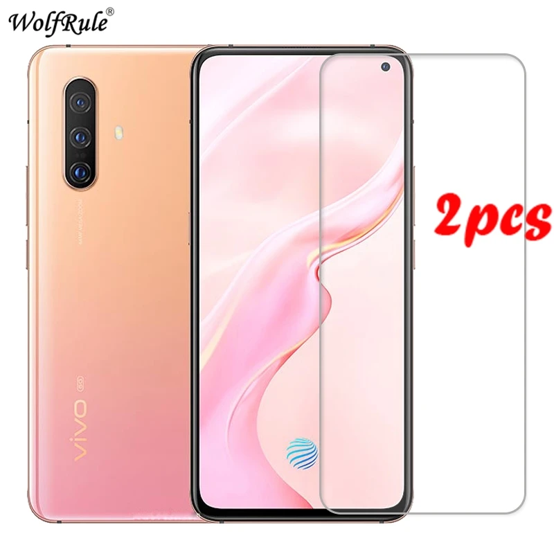 2 piezas de Protector de pantalla de vidrio Vivo X30 Protector de pantalla de vidrio templado para Vivo X30 Pro Protector de vidrio para Vivo X30 6,44"-0