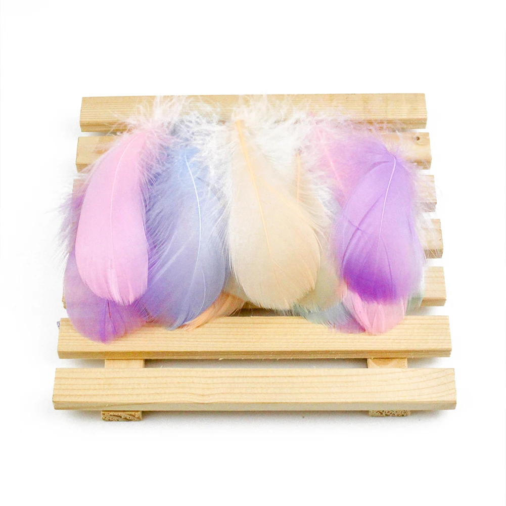 100 шт./упак. красочные перья страуса подарочная упаковка Материал коробка