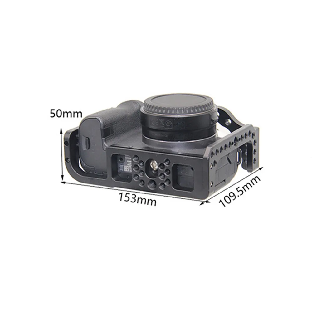 Защитная клетка для камеры для Canon EOS R w/Coldshoe 3/8 1/4 резьбовые отверстия быстросъемная пластина полный каркас камеры видео стабилизатор