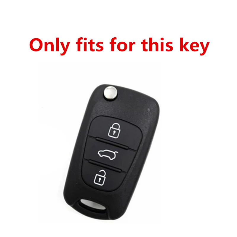 

New Full Cover Carbon Fiber TPU Car Key Case Remote Key Shell For Hyundai i20 i30 ix35 For Kia Ceed Picanto Sportage Accessories