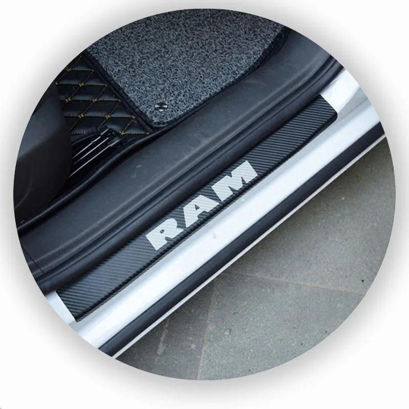 Для Dodge Оперативная память порога пластина из углеродного волокна автомобиля