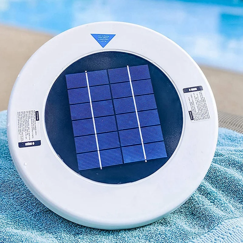 

Solar Pool-Ionizer,Copper Silver Ion Swimming Pool Purifier Water Purifier,Kills-Algae Pool Ionizer for Outdoor Hot Tub