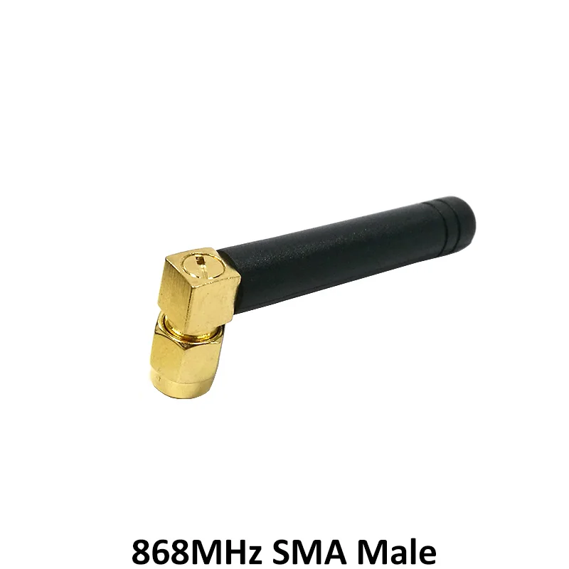 GRANDWISDOM 10pcs 868mhz antenna 2-3dbi sma male 915mhz lora antene pbx iot module lorawan signal receiver antena