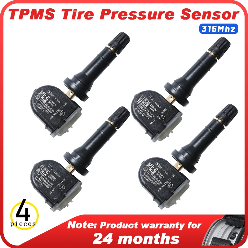 

Датчик давления воздуха в шинах 4X TPMS, 23445327, 13598771, 13598772, для CHEVROLET avalaveo, Tahoe, подача, HHR, Impala, Malibu