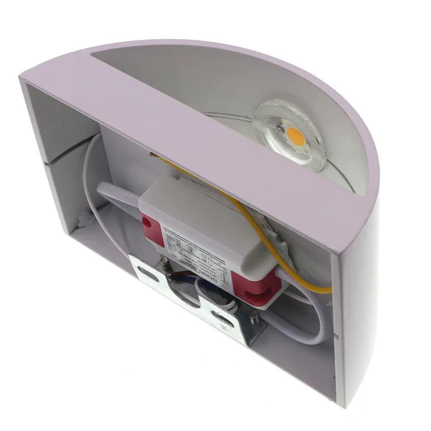 Светодиодный настенный светильник 6 Вт настенное бра из гипса с вертикальным