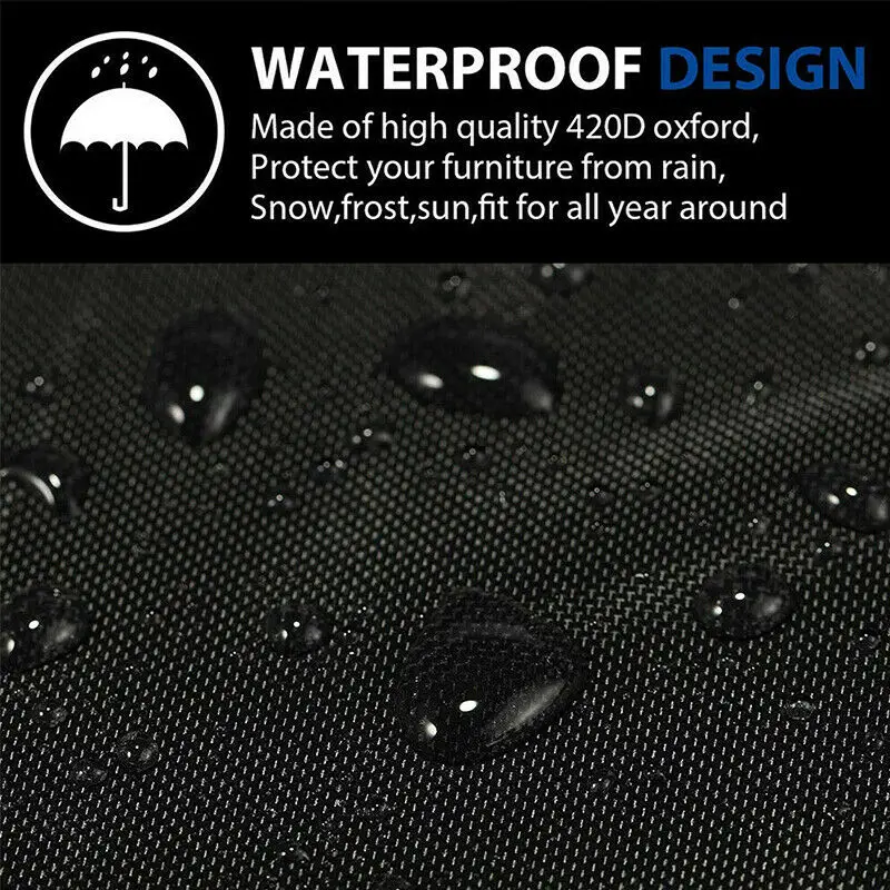 

Waterproof Rattan Corner Furniture Cover Garden Patio Outdoor Sofa Protector Anti-Dust L Shape All-Purpose Covers Home Decor