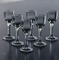 ounces machine wine glasses made lead free glass for chinese a set of 6 0 30 5 liquor 10ml 15ml old fashioned glass round