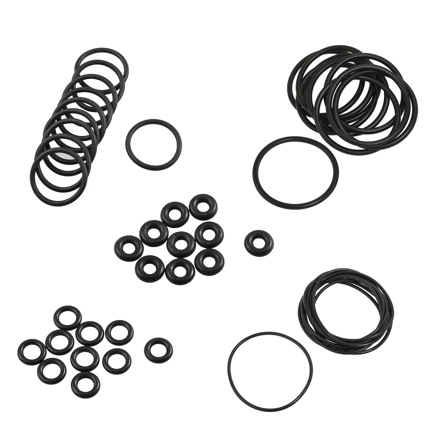

10 PCS Metric O Rings Black Nitrile Rubber 100 mm OD 3 mm Thickness
