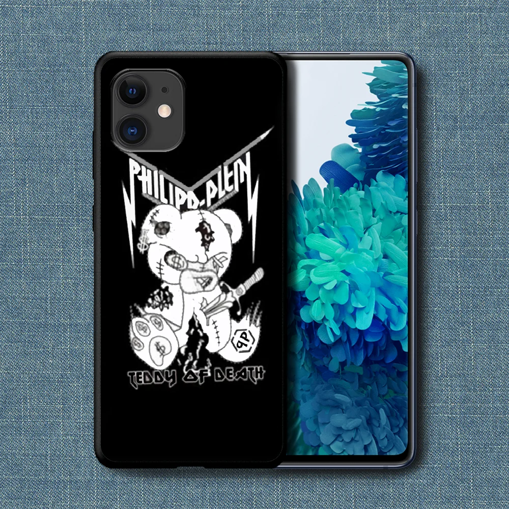 

QP Luxury Brand Philipp Phone Case For iPhone 4 4s 5 5S SE 5C 6 6S 7 8 Plus X XS XR 11 12 Mini Pro Max 2020 black Prime Fashion