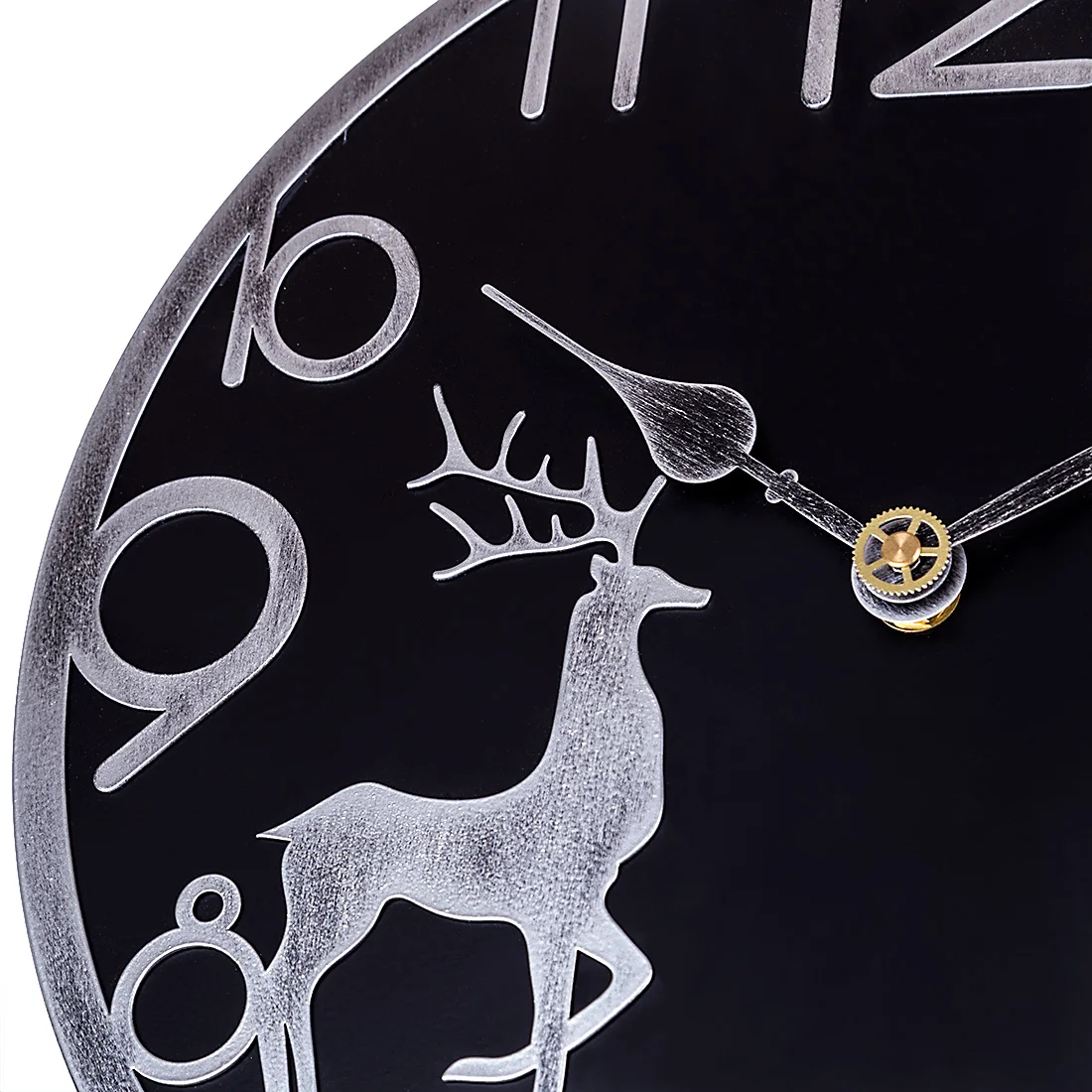 12 дюймов 30 см в скандинавском стиле с изображением лося бесшумные декоративные