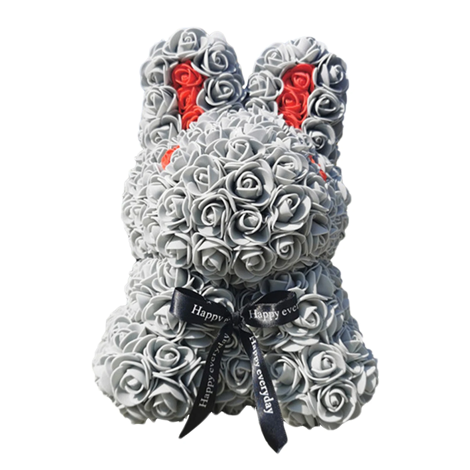 

The Rose Foam Plastic Rabbit Doll Is Mainly Used To Decorate The Unique Gift Of Valentine's Day For Love