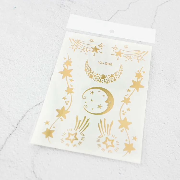 Новая модель позолоченных серебряных татуировок гранты популярные веснушки