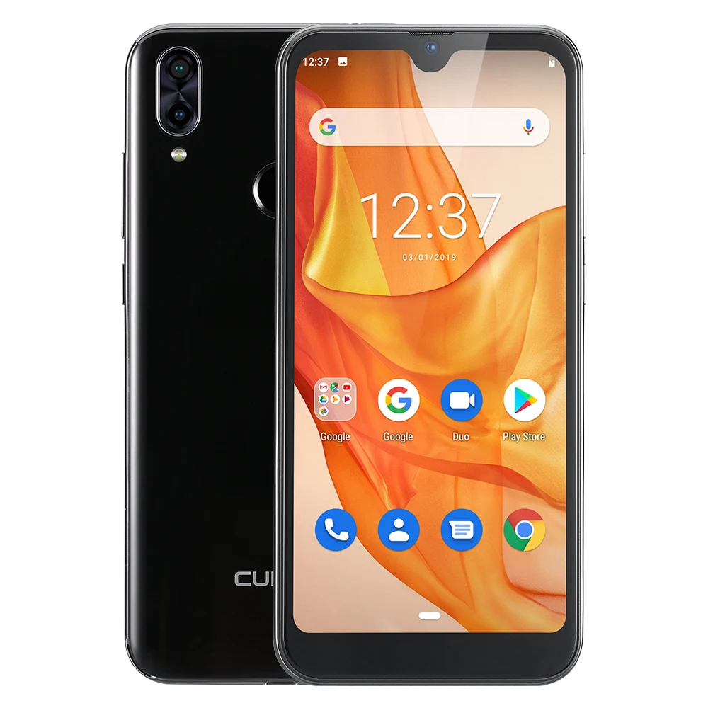 Cubot R19 5 71 дюймов экран для смартфона с каплями воды Android 9 0 четырехъядерный
