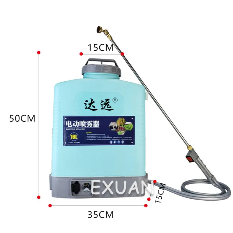 Agricultural Electric Sprayer / Automatic High-Ppressure Insecticidal High-Power Backpack Medicine Bucket | Дом и сад