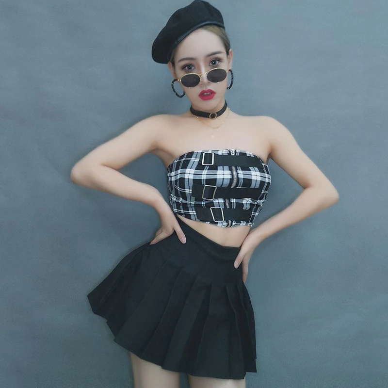 Женский костюм для джазового танца DS одежда выступлений на сцене Gogo Dancer Street/Pole Dance