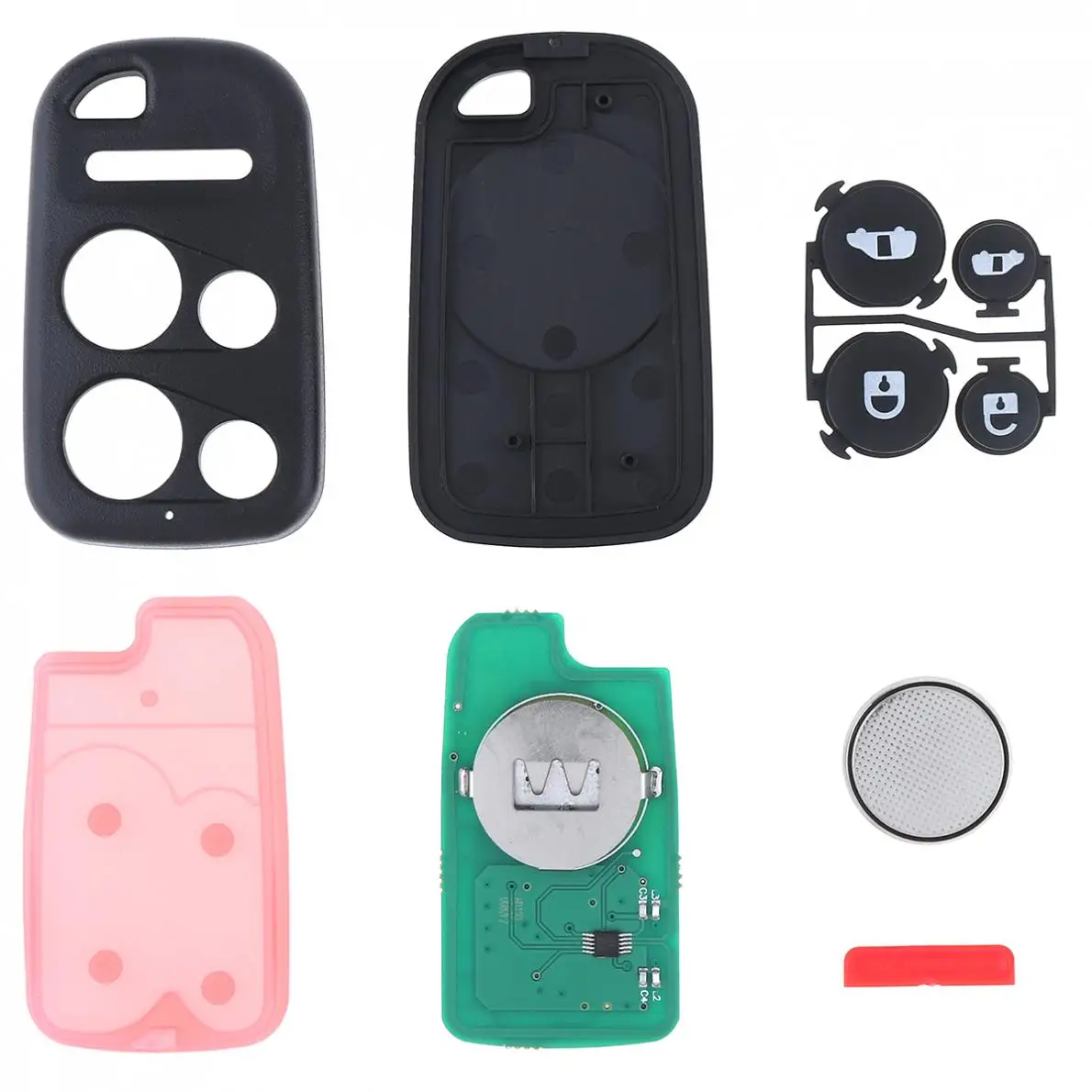 307 МГц 5 кнопок дистанционный ключ брелок от машины чехол с чипом ID46 для 2001 2002 2003 2004