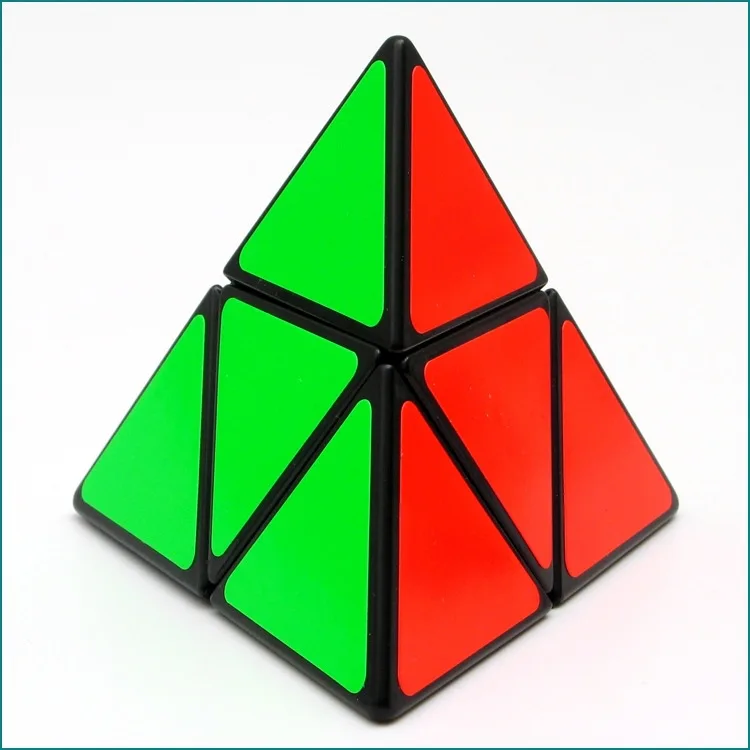 

pyramid spiner magic cube puzzle stickers Christmas present anxiety and stress relief brinquedos menino educativo magic cube DD6