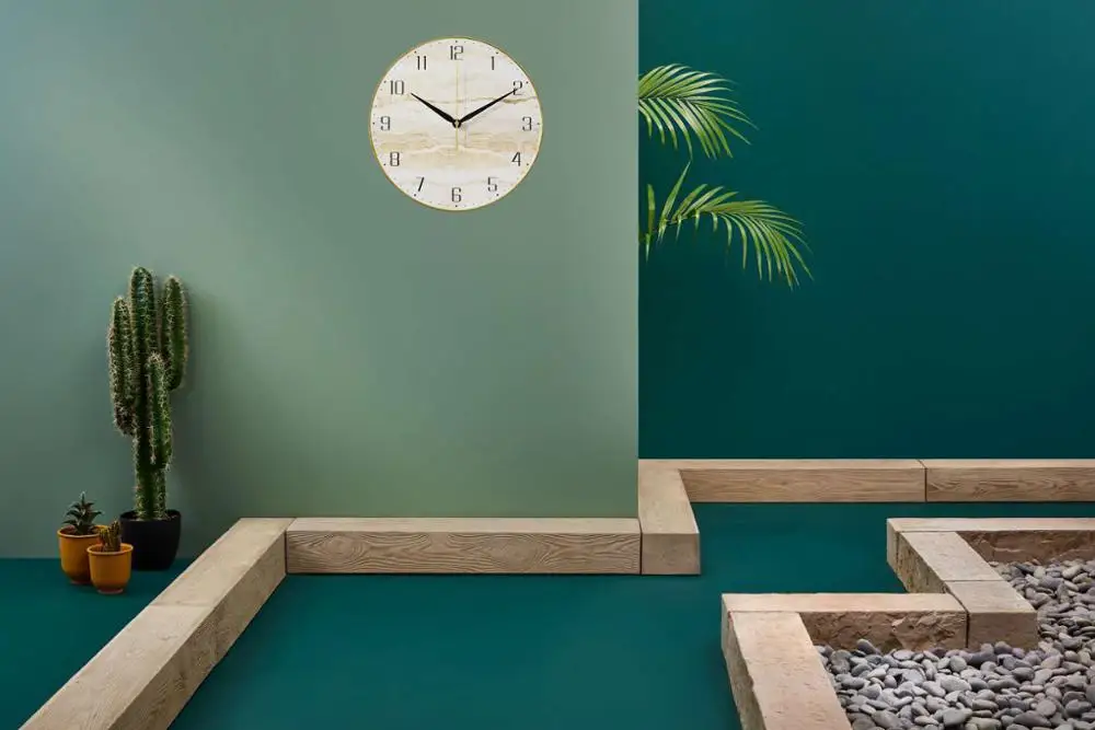 30 см бесшумные настенные часы кварцевые ретро большие винтажные деревенские