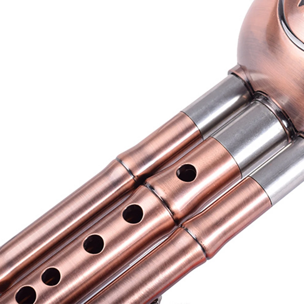 Китайский подарок бамбуковый ветровой инструмент Bb Hulusi тыква кубик канавка из