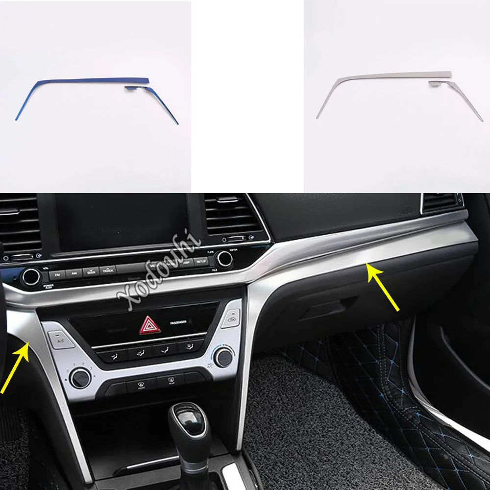 

For Hyundai Elantra Avante 2016 2017 2018 2019 2020 Car Cover Detector Stick Middle Co-pilot Glove Box Front Trim Panel Parts