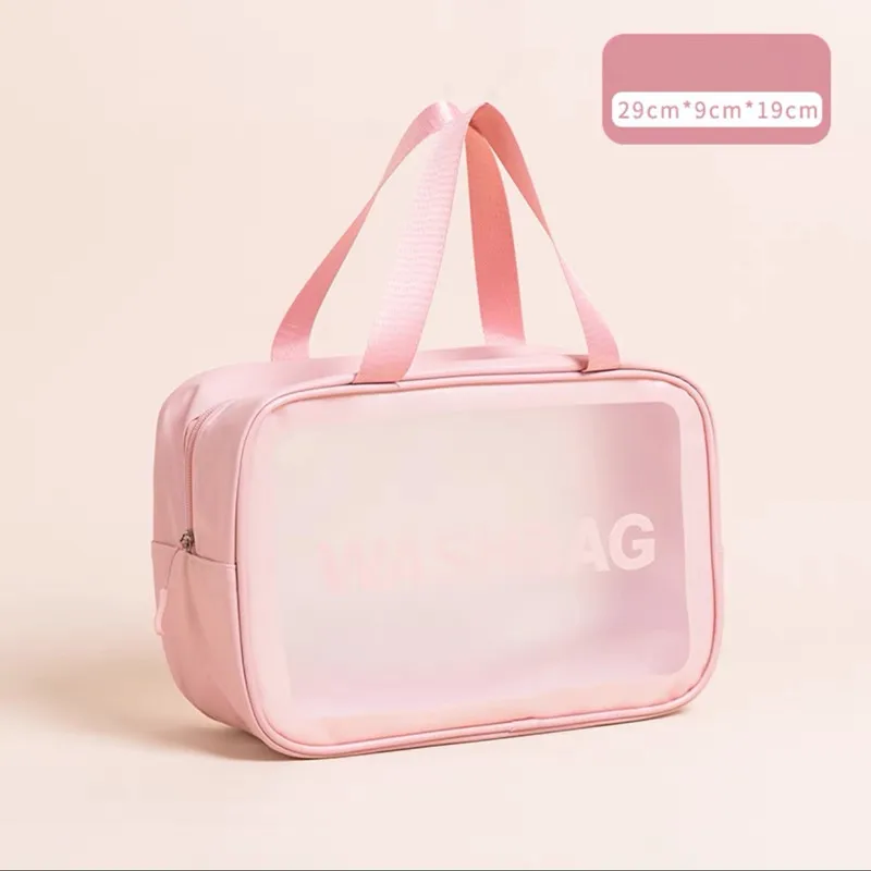 

Women's travel storage bag wash storage bag waterproof PVC cosmetic bag portable transparent cosmetic bag female toiletry bag