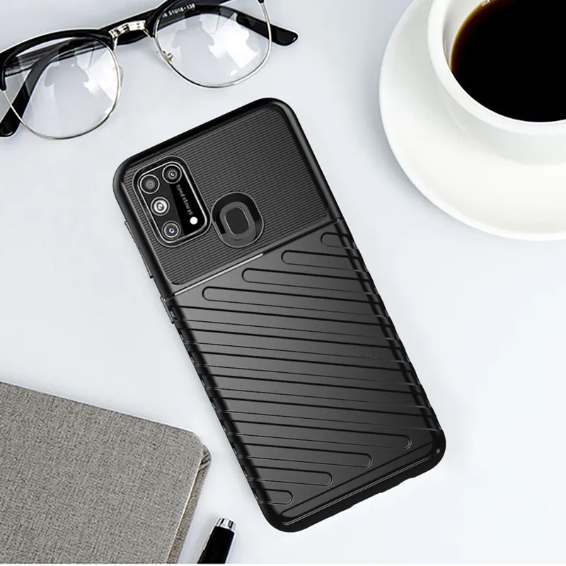 Прочный Силиконовый противоударный чехол для Samsung Galaxy M31 M315F сверхтолстый